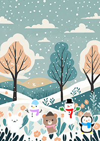 可愛い北欧風着せかえ(Winter-927)