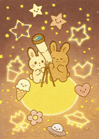 Cute Rabbit Moon Viewing 1F
