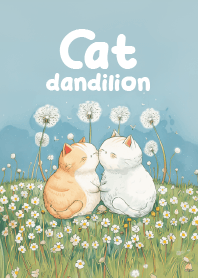 แมวน้อยขนฟูในสวนดอกหญ้า