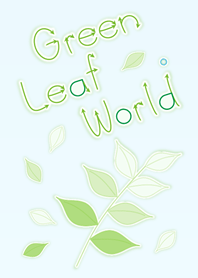 Green Leaf World (Blue V.4)