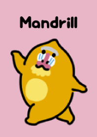 Cute mandrill theme