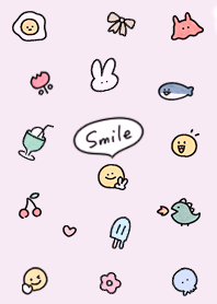 pinkpurple simple smile icon11_2