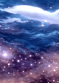 夜の月 月の海 #4jx_24。