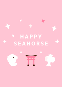 Happy seahorse ピンク