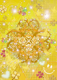 着替えを変えただけで幸運になるGold四葉蝶