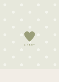 Heart&Polka Dots//Be&Br/Olive Gray/09