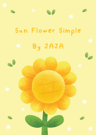 ดอกทานตะวัน เรียบง่าย  โดย จาจา 03