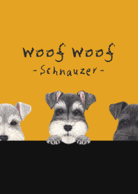 Woof Woof - Schnauzer - PUMPKIN