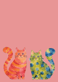 light pink　ゆかいな猫たち01