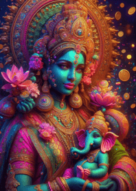 Grace of Uma Devi & Lord Ganesha