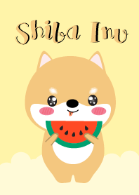 Simple Cute Shiba Inu