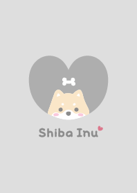 Shiba Inu2 Bone [gray]