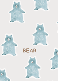 Cute cute simple bear.4