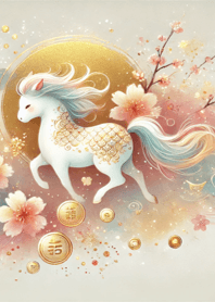 Year of Horse Lucky Theme 003