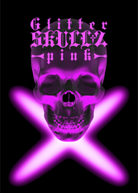 Glitter Skull 2 <pink>