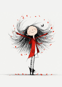 Embracing the Morning Red Waltz