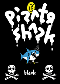 PIRATE SHARK black.