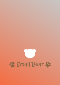 Small Bear *ORANGE+GRAY*