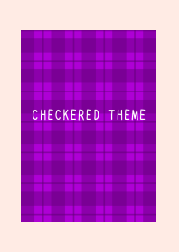 PURPLE CHECKERED THEMEj-LIGHT PINK