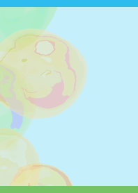 Warm watercolor04 on blue