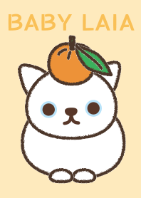 Theme of a cute kitten <Orange>