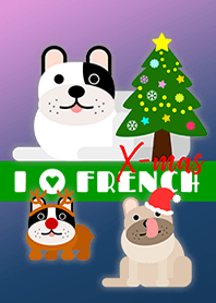 我愛法國鬥牛犬 (聖誕)