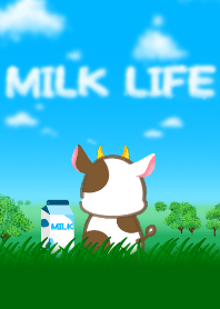 milk cow in the meadow(modified ver.)