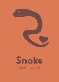 Snake & heart nikkeiiro