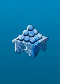 月見団子ライトブルー