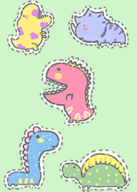 my little dinosaur (mint)