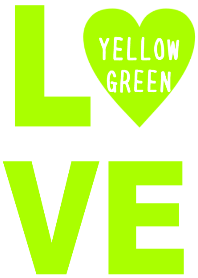 LOVE yellow green color(simple heart2)