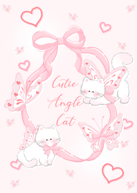 Cutie angle cat (pink)