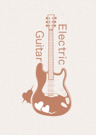 Electricguitar heart ver_Beige1