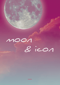 Pink : Moon and icon