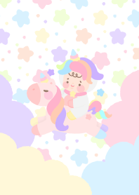 Baby and Bunny : Little Unicorn