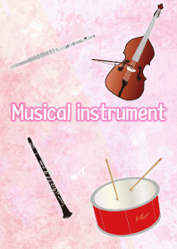 Musical instrument pink
