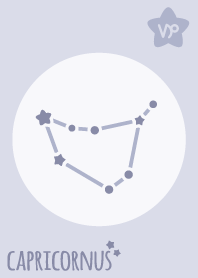 摩羯座 標誌'藍色 紫色的'