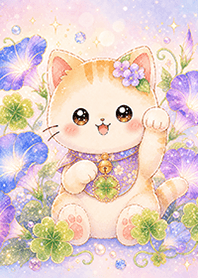 幸運を招く福ねこ