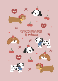 Dachshund and friends it's cute