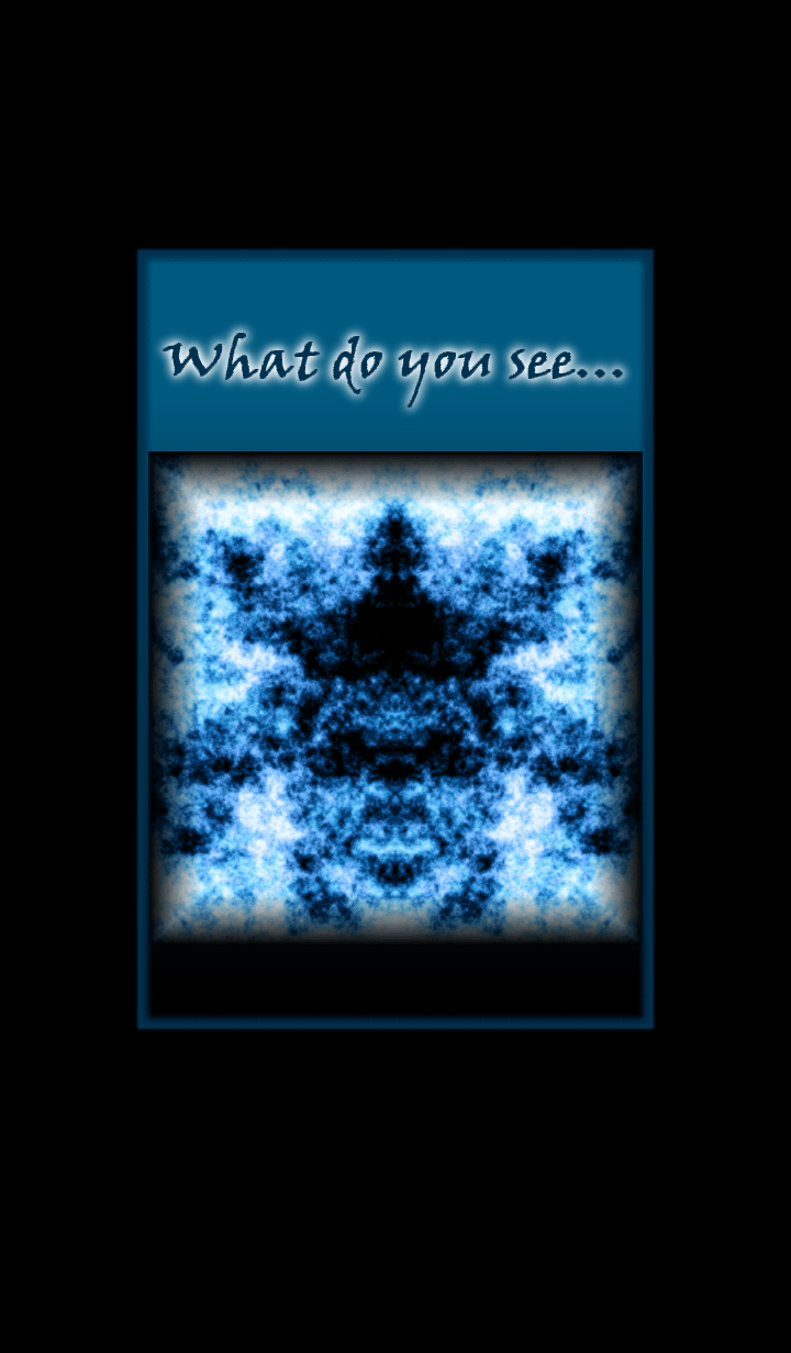 What do you see... Blue
