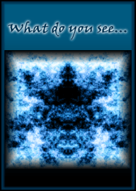 What do you see... Blue