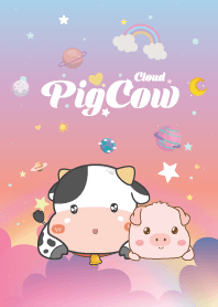 Pig&Cow Cloud Galaxy Raspberry