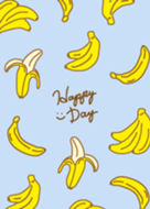 A banana smile Blue
