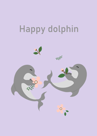 Lucky cute dolphin