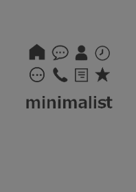 minimalist #dark gray