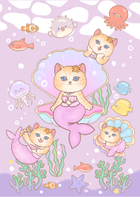 Ginger Cat mermaid 2