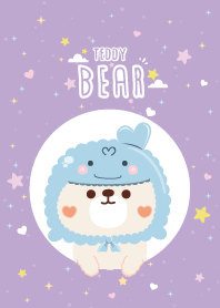 Teddy Bear Cute Violet