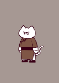 Kung fu cat.(dusty colors12)