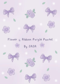 Flower Ribbon - Purple Pastel By JAJA