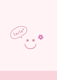 スマイルお花<ピンク>